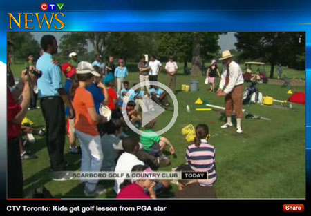 CTV Kids get golf lesson from PGA star